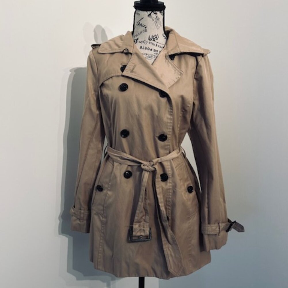 Michael Kors Beige Pea Coat - Picture 3 of 13